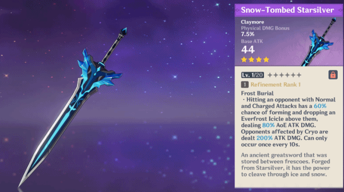 Snow-Tombed Starsilver