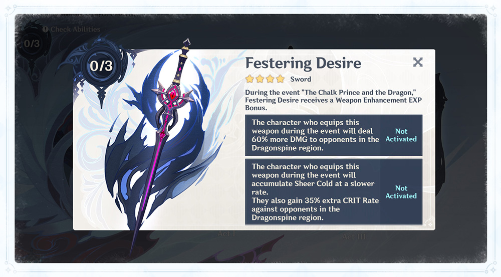 How to get festering desire genshin impact after event