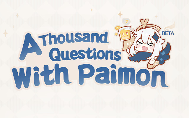 A Thousand Questions With Paimon Quiz Event Now Open